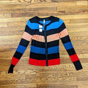 Kensie color-blocked cardigan size XS